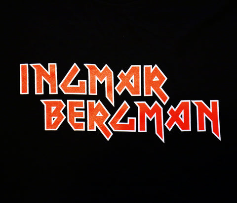 Ingmar Bergman & Iron Maiden Logo T-Shirt | Cinemetal T-Shirts
