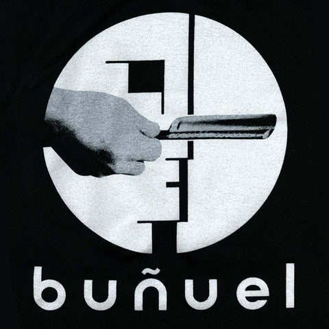 Luis Bunuel & Bauhaus Logo T-Shirt | Bunuel & Dali An Andalusian Dog & Bauhaus Shirt | Cinemetal T-Shirts