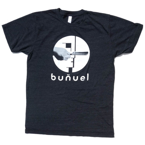 Luis Bunuel & Bauhaus Logo T-Shirt | Bunuel & Dali An Andalusian Dog & Bauhaus Shirt | Cinemetal T-Shirts