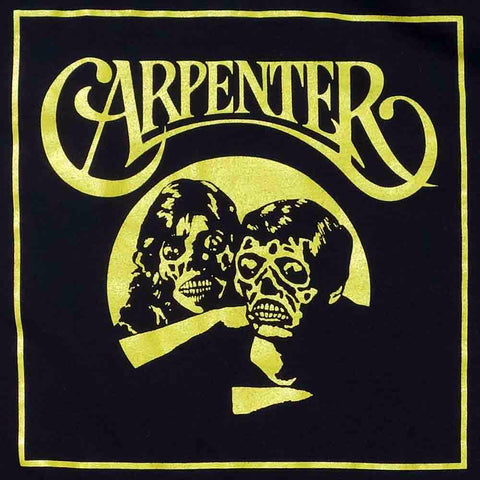 John Carpenter & Carpenters T-Shirt - Black | They Live & Carpenters Logo | Cinemetal T-Shirts